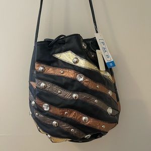 Vintage Leather Bucket Bag